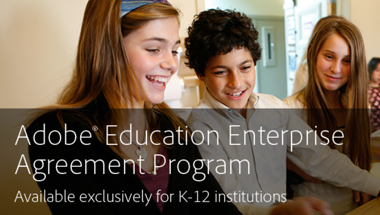Adobe Education Enterprise Agreement Program for K-12 Banner - Picture