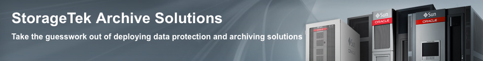 Oracle StorageTek Archive Solutions Banner - Picture