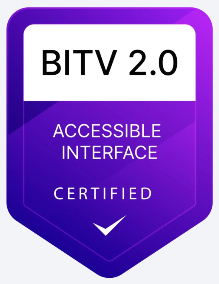 axesWord User Interface Approved for BIT V2.0 Accessible Interface Certified - Logo