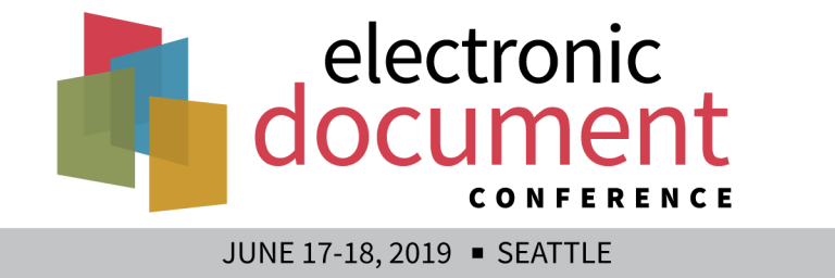 The Electronic Document Conference 2019 Seattle - Doing more with PDF - June 17-18, 2019 - Picture