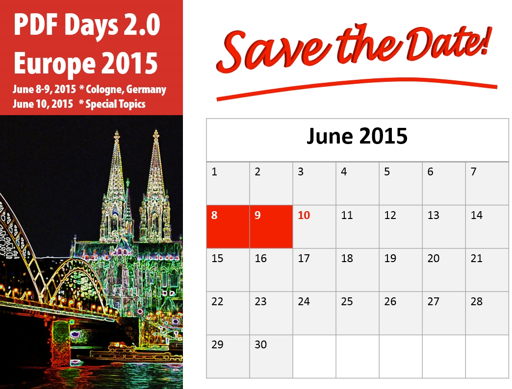 PDF Association PDF Days Europe 2015 - Logo
