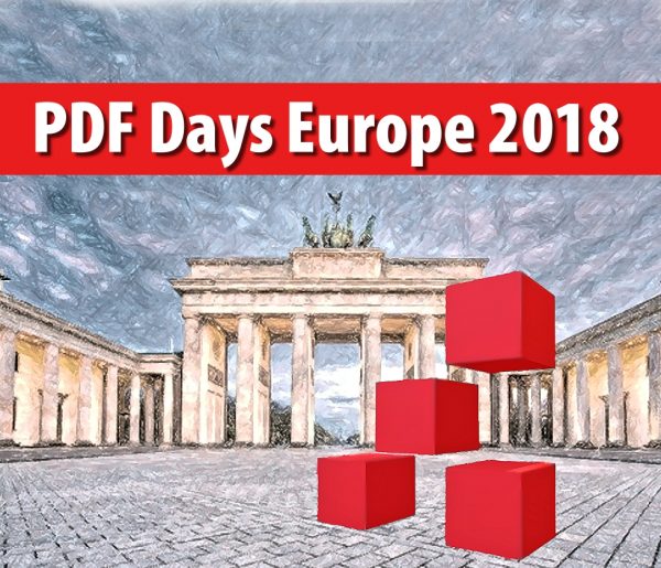 PDF Association PDF Days Europe 2018 - Banner - Bild