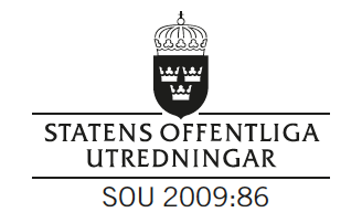 Statens Offentliga Utredningar - SOU 2009:86 - Logo