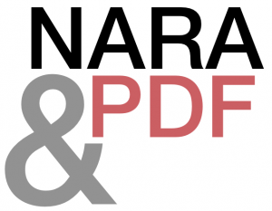 National Archives (NARA) och PDF - Logo