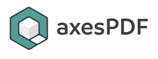 axesPDF- Logo with horizontal text