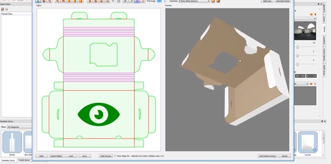 Creative Edge Software - iC3D Carton Fold Medium - Picture