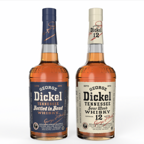 iC3D Opsis Model - Livsmedel - George Dickel Whisky, två flaskor - Bild