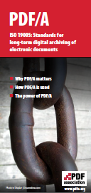 PDF Association - PDF/A Flyer - Framsida - Bild