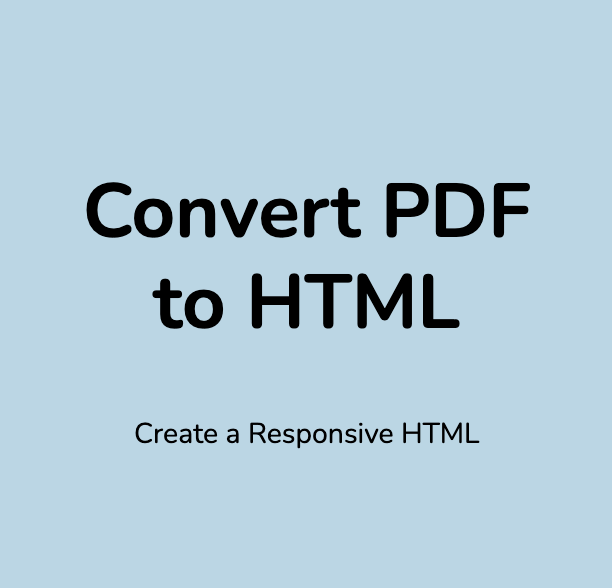 PDFix.io, Convert PDF to HTML, Create Responsive HTML Online - Banner