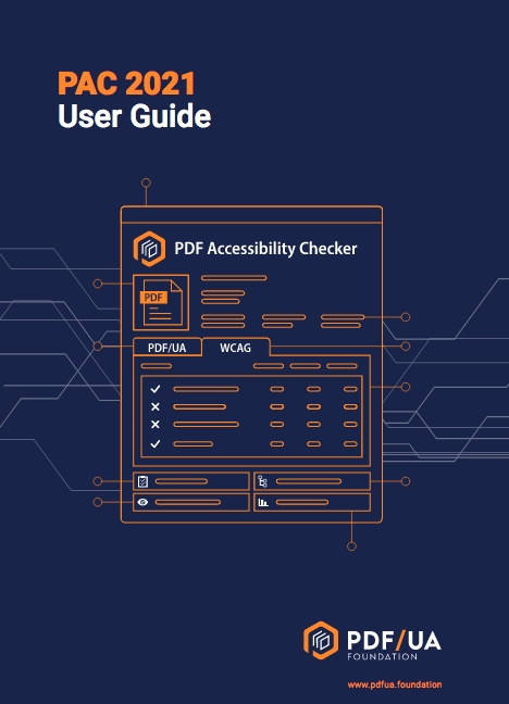 PDF/UA Foundation - PDF Accessibility Checker 2021 (PAC 2021) - User Guide - Bild